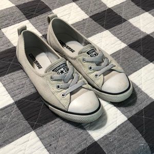 Women’s converse ballet lace slip on US7/UK5